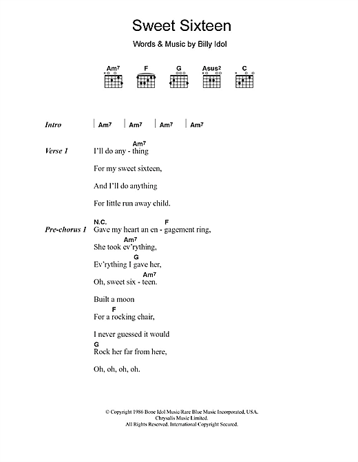 Sixteen tons перевод. Текст Sweet Sixteen. Sweet Sixteen перевод. Billy Idol Ноты. Sweet 16 перевод.