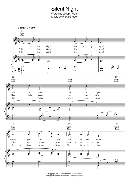 Traditional The Sheet Music Direct Christmas Carol Collection 1 5 Songs Sheet Music Download Pdf Score 117610