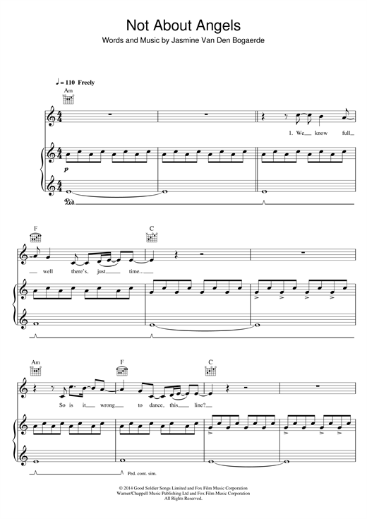 Birdy Not About Angels Sheet Music Download Pdf Score 119209