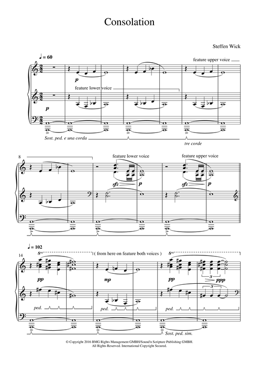 Preview Steffen Wick Consolation Classical sheet music, notes and chords for Piano, SKU: 123482 sheet music, piano notes, chords, guitar tabs, score, transpose, transcribe, how to play, guide, download, learn, tutorial, progression, song, artist, awards, billboard, mtv, vh1, tour, single, album, release