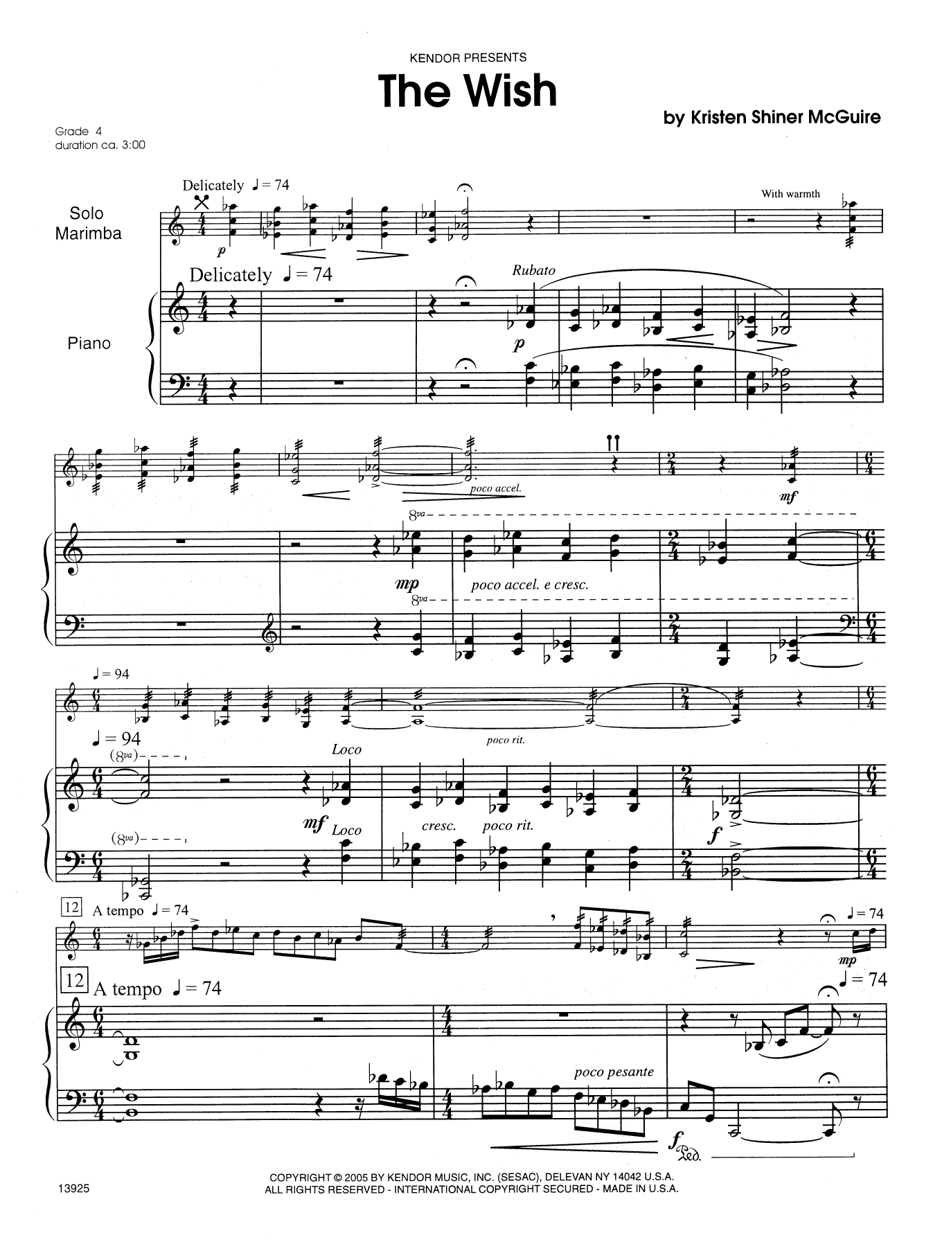 Preview Kristen Shiner McGuire The Wish Unclassified sheet music, notes and chords for Percussion, SKU: 124910 sheet music, piano notes, chords, guitar tabs, score, transpose, transcribe, how to play, guide, download, learn, tutorial, progression, song, artist, awards, billboard, mtv, vh1, tour, single, album, release
