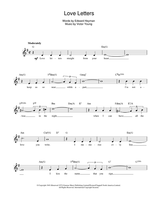 Preview Elvis Presley Love Letters Pop sheet music, notes and chords for Melody Line, Lyrics & Chords, SKU: 14101 sheet music, piano notes, chords, guitar tabs, score, transpose, transcribe, how to play, guide, download, learn, tutorial, progression, song, artist, awards, billboard, mtv, vh1, tour, single, album, release