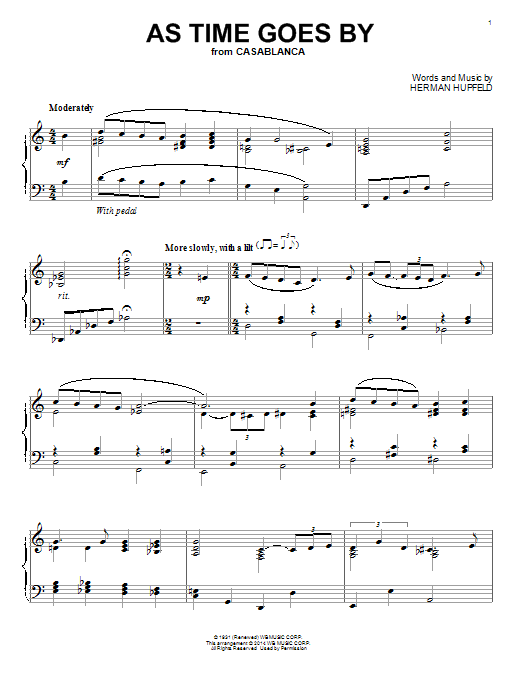 Preview Nilsson As Time Goes By Rock sheet music, notes and chords for Piano, SKU: 153598 sheet music, piano notes, chords, guitar tabs, score, transpose, transcribe, how to play, guide, download, learn, tutorial, progression, song, artist, awards, billboard, mtv, vh1, tour, single, album, release