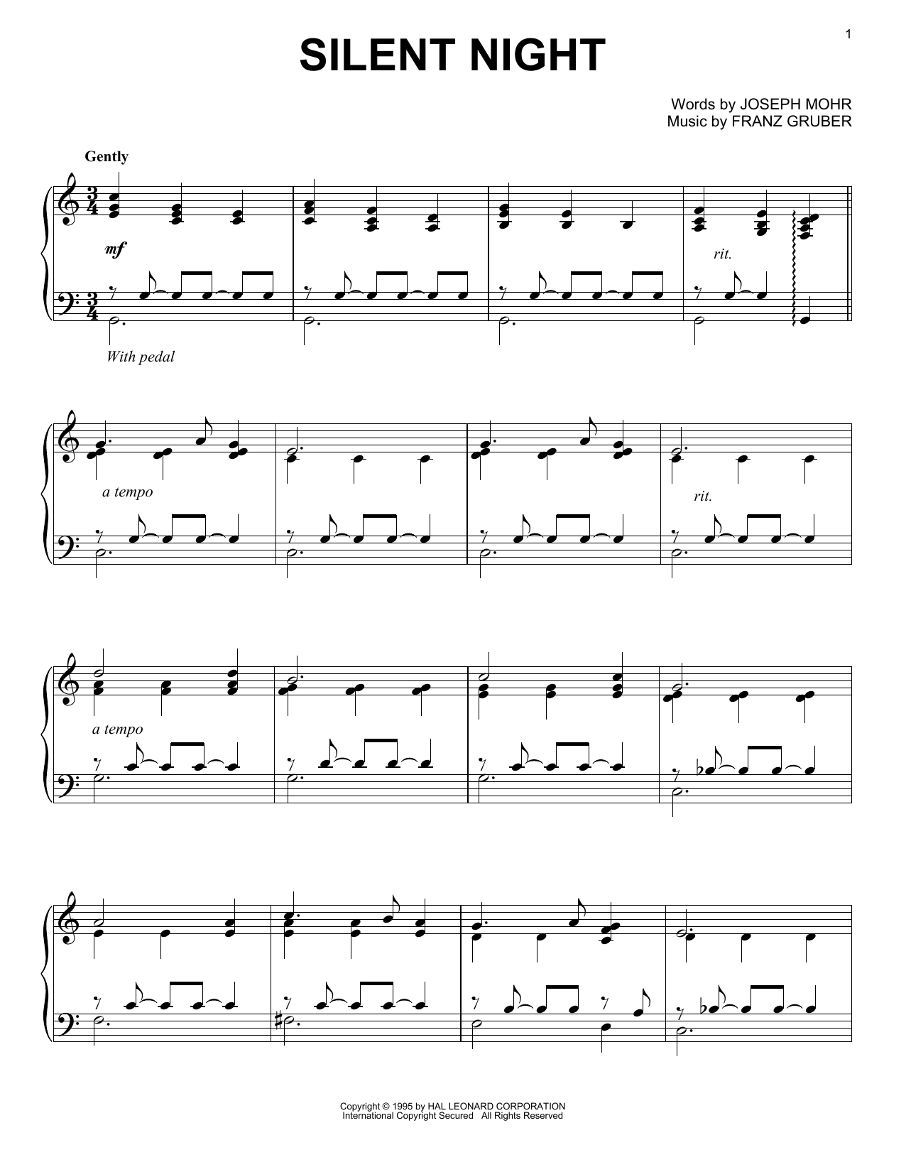 Preview Franz Gruber Silent Night Religious sheet music, notes and chords for Piano, SKU: 159356 sheet music, piano notes, chords, guitar tabs, score, transpose, transcribe, how to play, guide, download, learn, tutorial, progression, song, artist, awards, billboard, mtv, vh1, tour, single, album, release