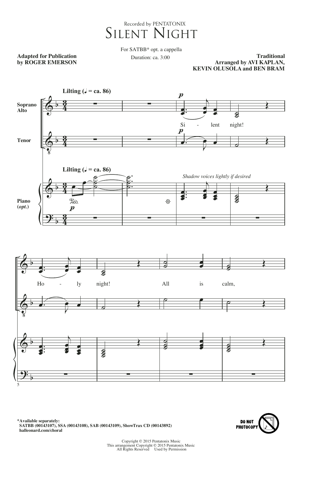 Music Sheet Every Song 2019