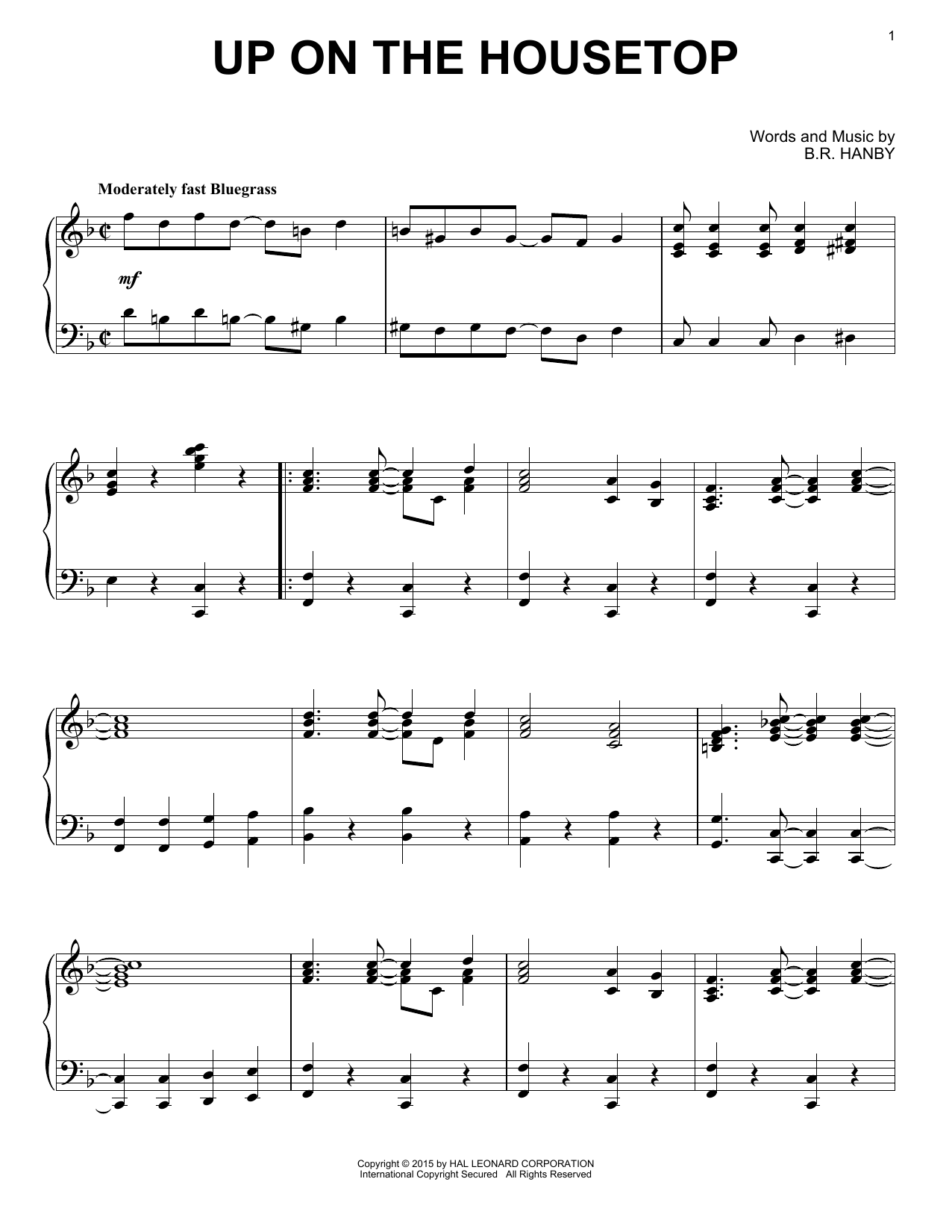 Preview B.R. Hanby Up On The Housetop Winter sheet music, notes and chords for Piano, SKU: 160750 sheet music, piano notes, chords, guitar tabs, score, transpose, transcribe, how to play, guide, download, learn, tutorial, progression, song, artist, awards, billboard, mtv, vh1, tour, single, album, release