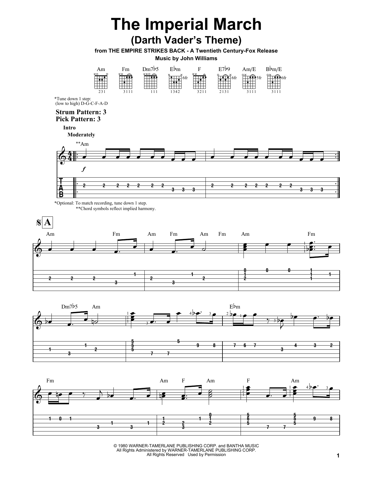 Imperial March (Darth Vader's Theme), sheet music, piano notes, score,...