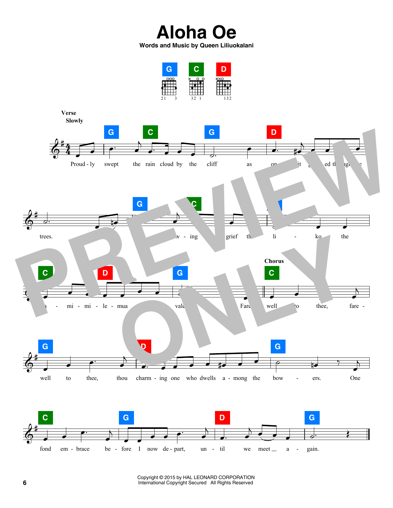Preview Queen Liliuokalani Aloha Oe Folk sheet music, notes and chords for Chord Buddy, SKU: 166178 sheet music, piano notes, chords, guitar tabs, score, transpose, transcribe, how to play, guide, download, learn, tutorial, progression, song, artist, awards, billboard, mtv, vh1, tour, single, album, release