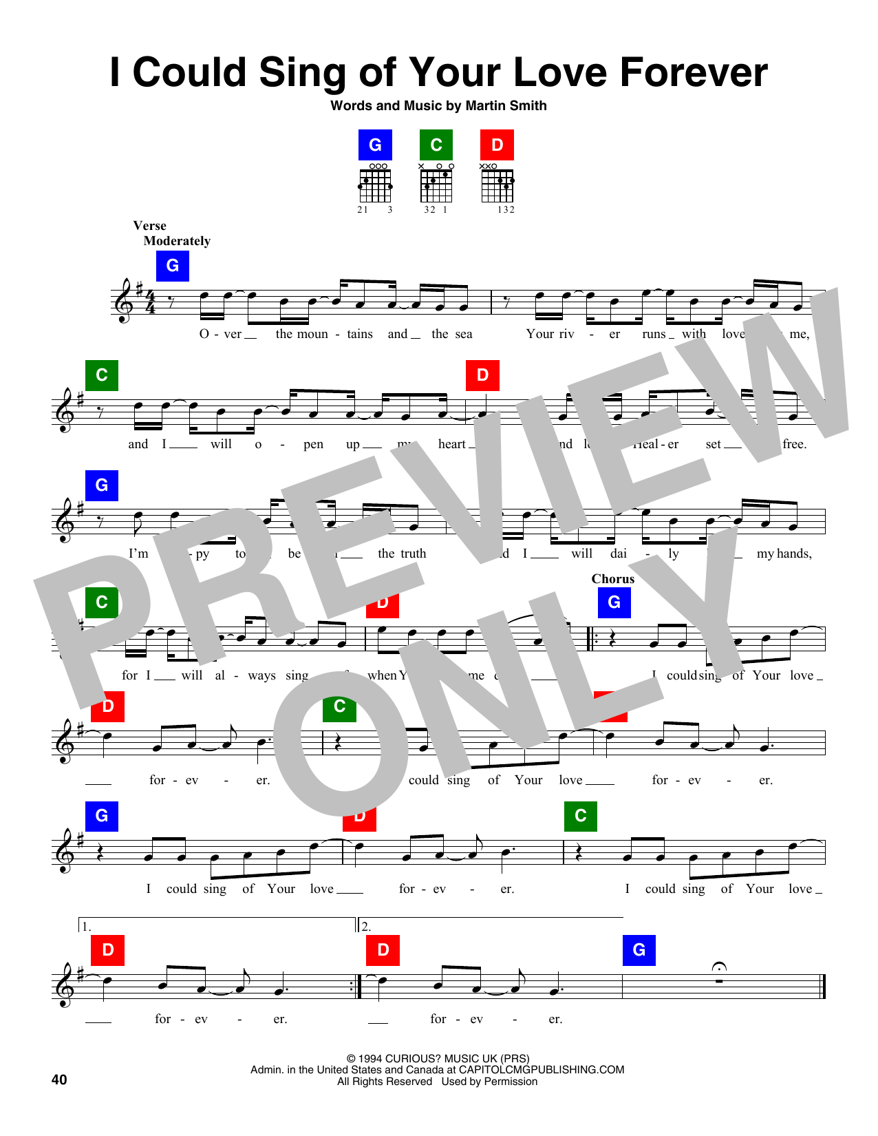 Preview Martin Smith I Could Sing Of Your Love Forever Religious sheet music, notes and chords for Chord Buddy, SKU: 166442 sheet music, piano notes, chords, guitar tabs, score, transpose, transcribe, how to play, guide, download, learn, tutorial, progression, song, artist, awards, billboard, mtv, vh1, tour, single, album, release