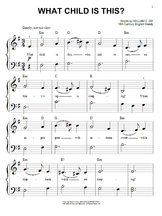 16th Century English Melody What Child Is This? Sheet Music Notes & Chords for Flute Duet - Download or Print PDF