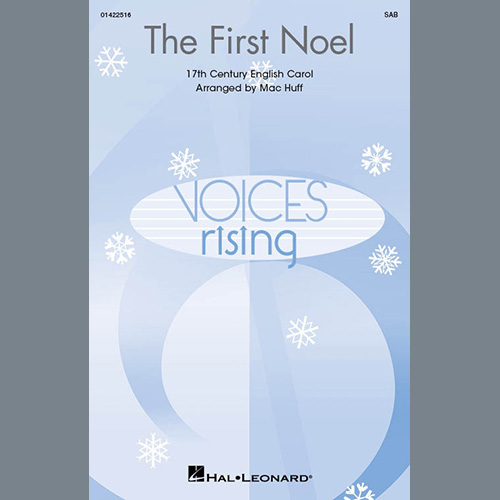 17th Century English Carol, The First Noel (arr. Mac Huff), SAB Choir