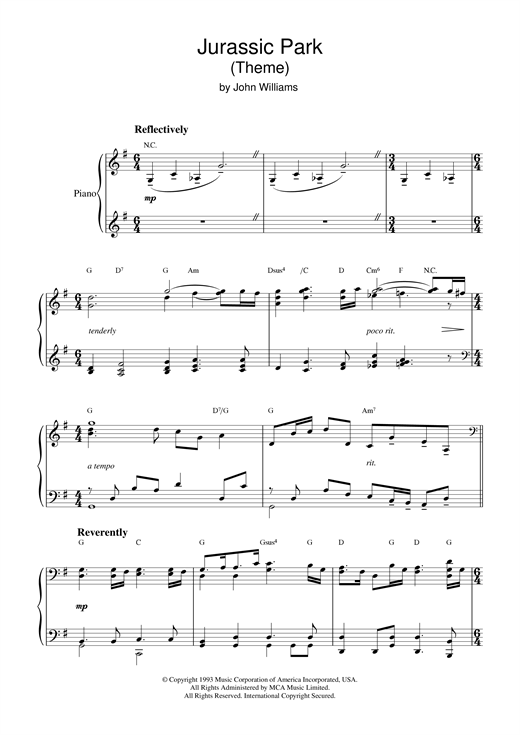 Preview John Williams Jurassic Park Film and TV sheet music, notes and chords for Piano, SKU: 18487 sheet music, piano notes, chords, guitar tabs, score, transpose, transcribe, how to play, guide, download, learn, tutorial, progression, song, artist, awards, billboard, mtv, vh1, tour, single, album, release