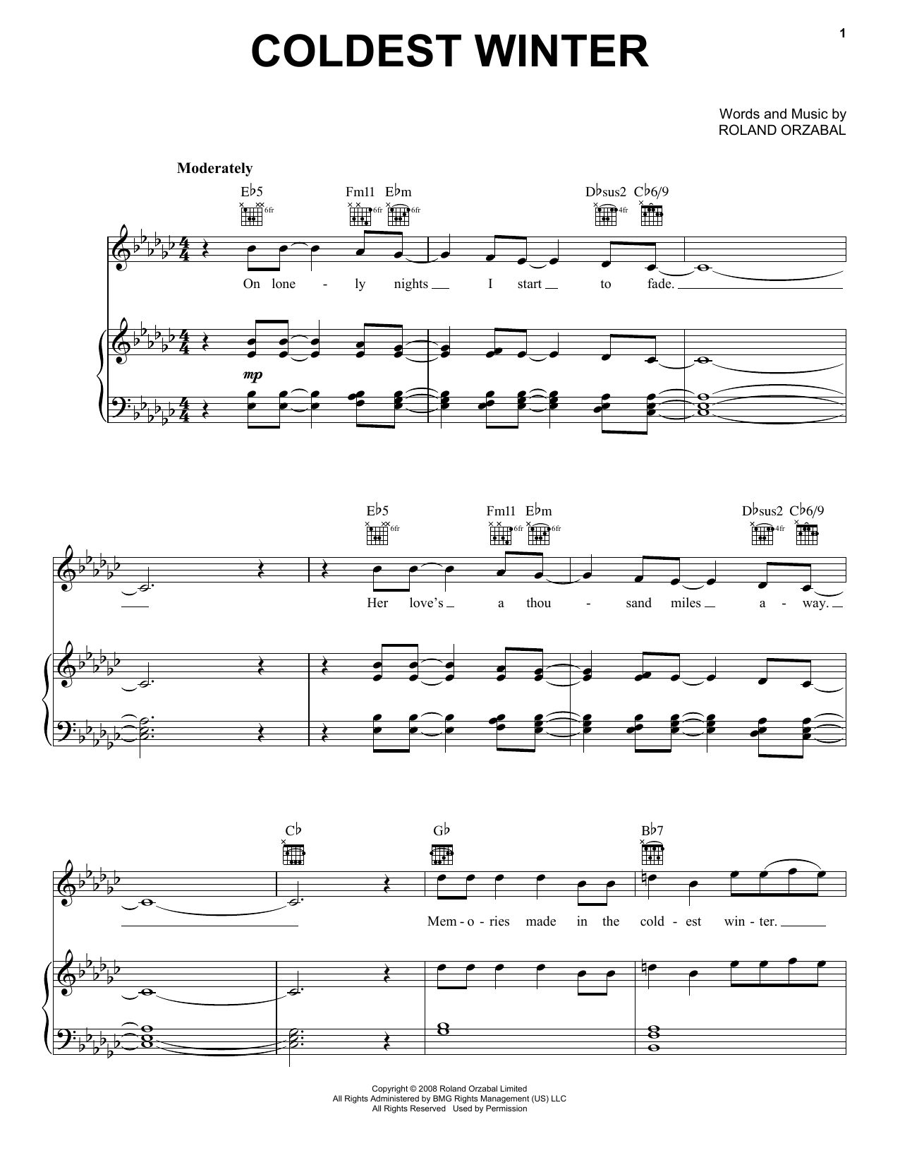 Preview Pentatonix Coldest Winter A Cappella sheet music, notes and chords for Piano, Vocal & Guitar (Right-Hand Melody), SKU: 185533 sheet music, piano notes, chords, guitar tabs, score, transpose, transcribe, how to play, guide, download, learn, tutorial, progression, song, artist, awards, billboard, mtv, vh1, tour, single, album, release