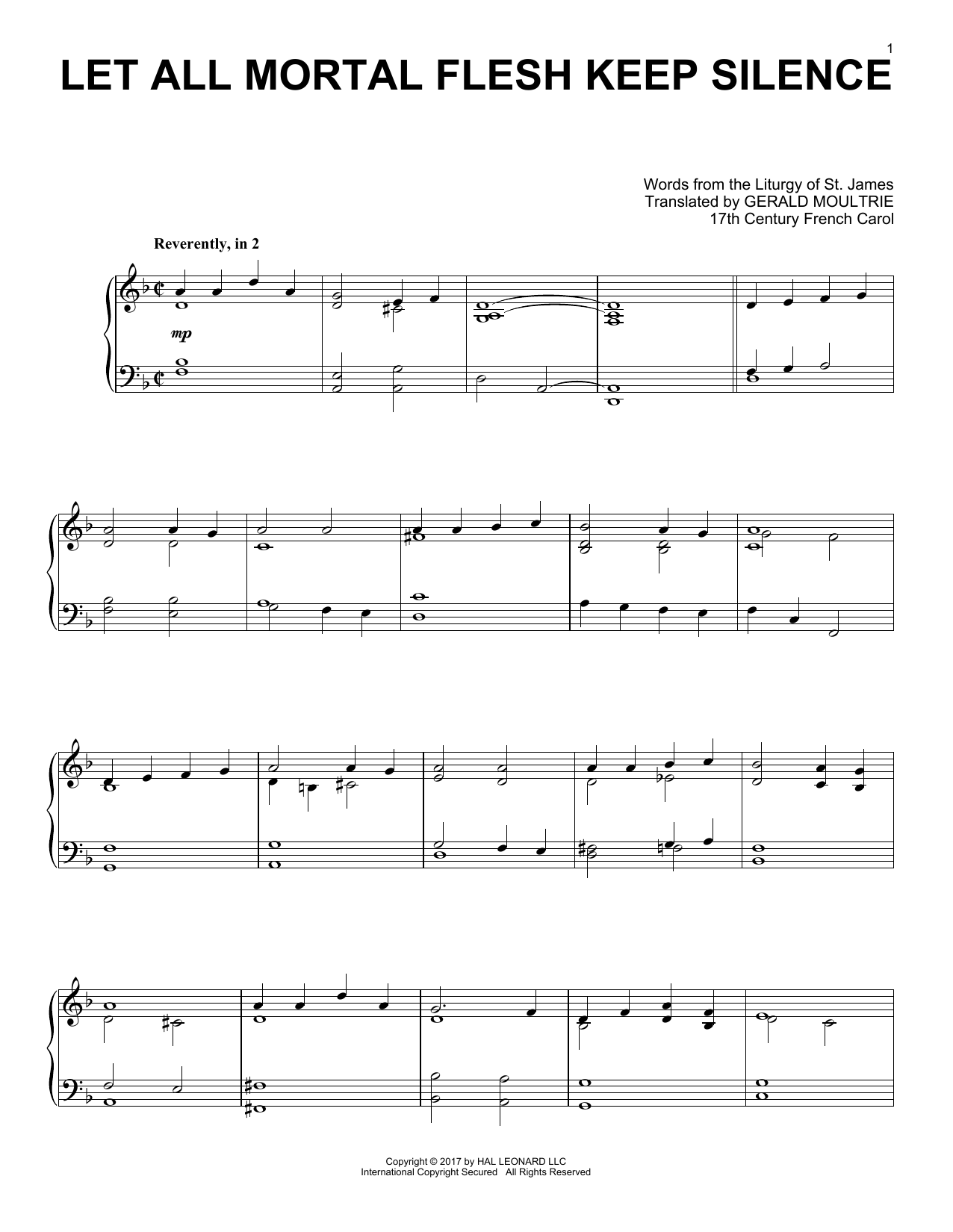 Preview Traditional Carol Let All Mortal Flesh Keep Silence Sacred sheet music, notes and chords for Piano, SKU: 185732 sheet music, piano notes, chords, guitar tabs, score, transpose, transcribe, how to play, guide, download, learn, tutorial, progression, song, artist, awards, billboard, mtv, vh1, tour, single, album, release