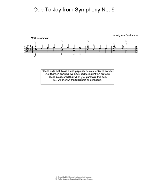 Preview Ludwig van Beethoven Ode To Joy from Symphony No. 9, Fourth Movement Classical sheet music, notes and chords for Piano, SKU: 18577 sheet music, piano notes, chords, guitar tabs, score, transpose, transcribe, how to play, guide, download, learn, tutorial, progression, song, artist, awards, billboard, mtv, vh1, tour, single, album, release