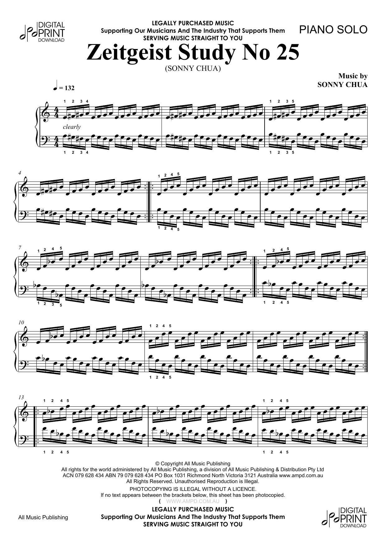 Preview Sonny Chua Zeitgeist Study No 25 Easy Listening sheet music, notes and chords for Piano, SKU: 185840 sheet music, piano notes, chords, guitar tabs, score, transpose, transcribe, how to play, guide, download, learn, tutorial, progression, song, artist, awards, billboard, mtv, vh1, tour, single, album, release