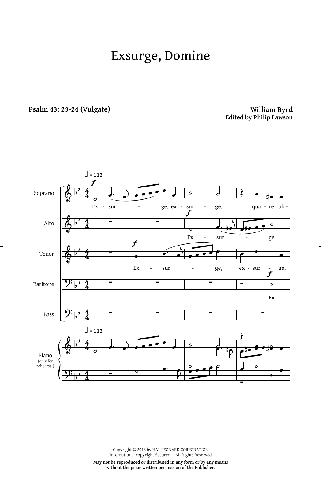 Preview Philip Lawson Exsurge, Domine A Cappella sheet music, notes and chords for SATB, SKU: 186576 sheet music, piano notes, chords, guitar tabs, score, transpose, transcribe, how to play, guide, download, learn, tutorial, progression, song, artist, awards, billboard, mtv, vh1, tour, single, album, release