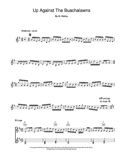 Preview The Chieftains Up Against The Buachalawns Folk sheet music, notes and chords for Piano, Vocal & Guitar (Right-Hand Melody), SKU: 18747 sheet music, piano notes, chords, guitar tabs, score, transpose, transcribe, how to play, guide, download, learn, tutorial, progression, song, artist, awards, billboard, mtv, vh1, tour, single, album, release