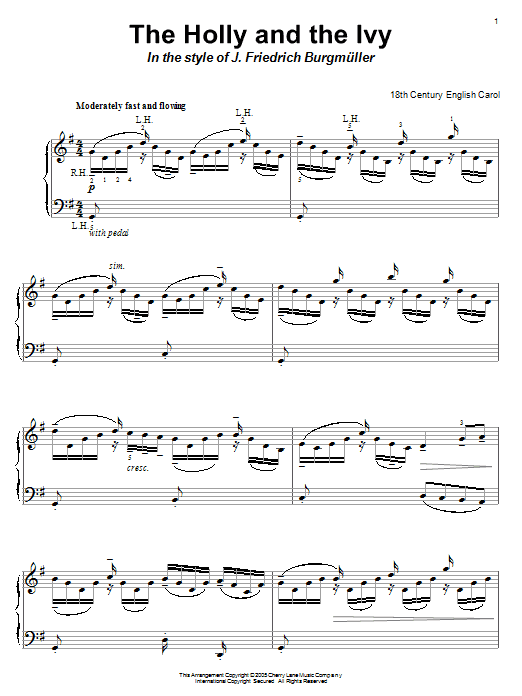 Traditional The Holly And The Ivy Sheet Music Notes & Chords for Piano - Download or Print PDF