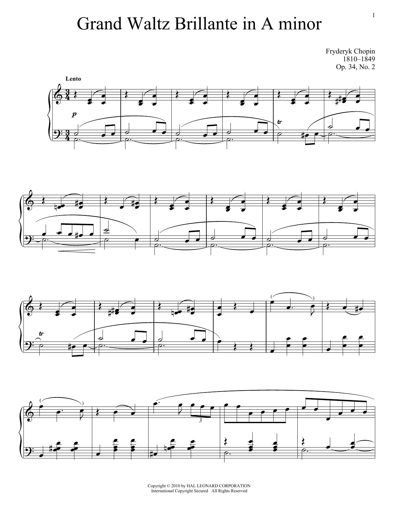 Preview Frederic Chopin Valse Brillante, Op. 34, No. 2 Classical sheet music, notes and chords for Piano, SKU: 190282 sheet music, piano notes, chords, guitar tabs, score, transpose, transcribe, how to play, guide, download, learn, tutorial, progression, song, artist, awards, billboard, mtv, vh1, tour, single, album, release