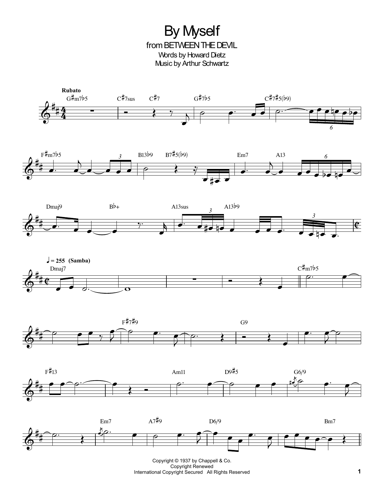 Preview Buddy DeFranco By Myself Jazz sheet music, notes and chords for Clarinet Transcription, SKU: 196666 sheet music, piano notes, chords, guitar tabs, score, transpose, transcribe, how to play, guide, download, learn, tutorial, progression, song, artist, awards, billboard, mtv, vh1, tour, single, album, release