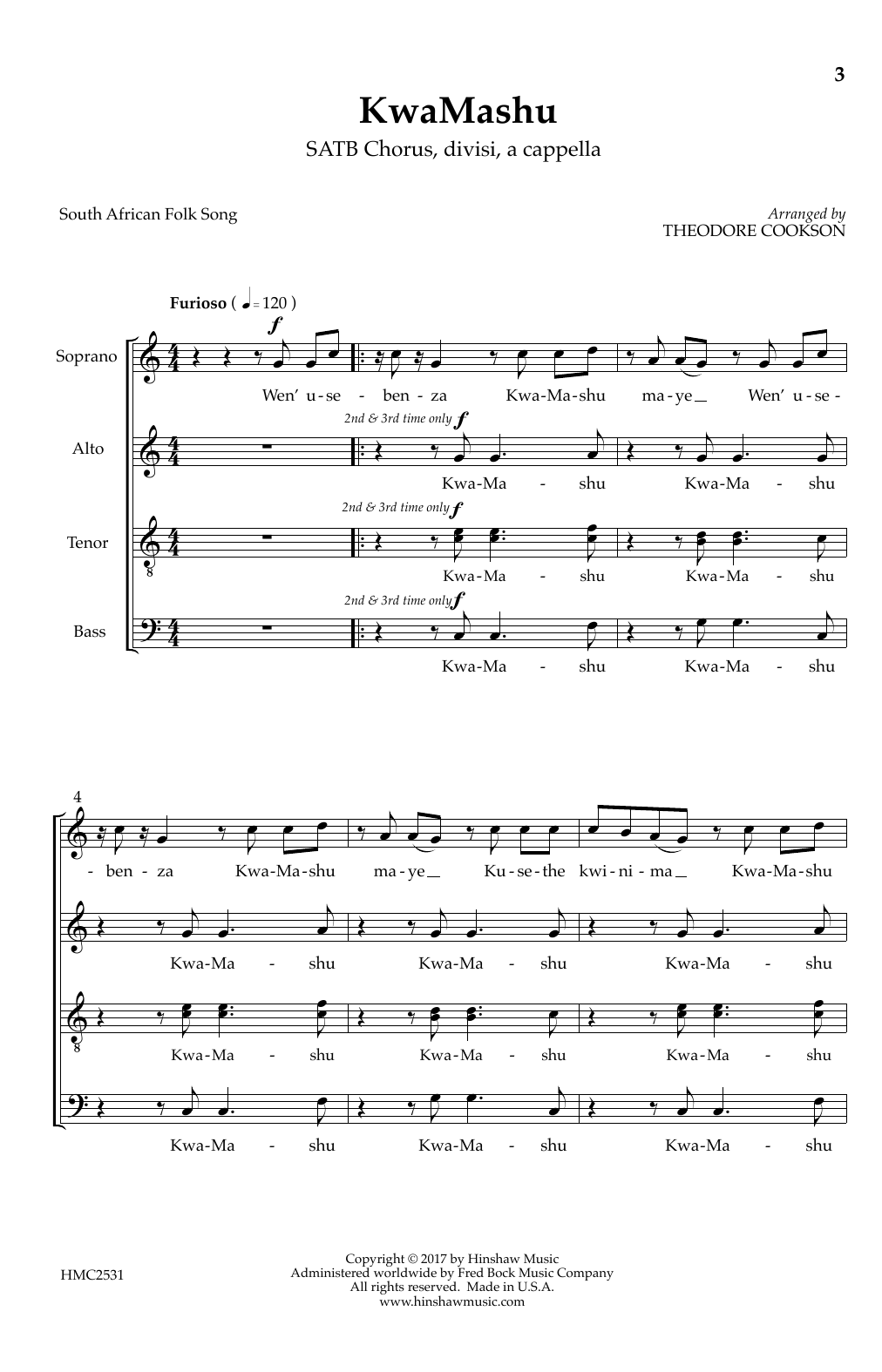 Preview Theodore Cookson KwaMashu A Cappella sheet music, notes and chords for Choral, SKU: 199502 sheet music, piano notes, chords, guitar tabs, score, transpose, transcribe, how to play, guide, download, learn, tutorial, progression, song, artist, awards, billboard, mtv, vh1, tour, single, album, release