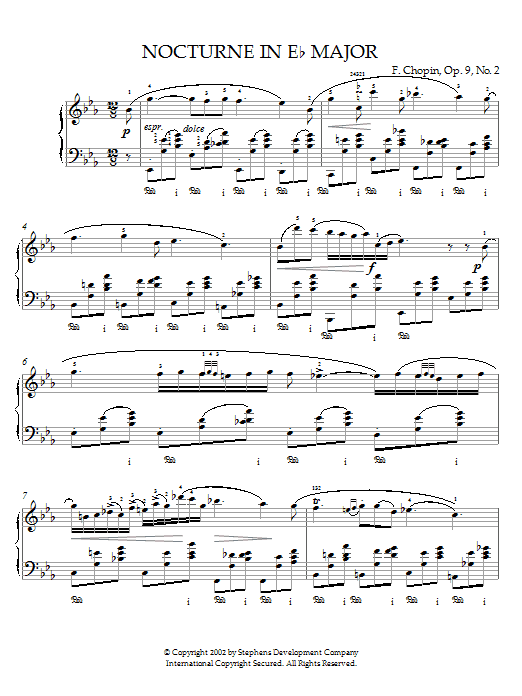 Preview Frederic Chopin Nocturne In E Flat Major, Op. 9, No. 2 Classical sheet music, notes and chords for Piano, SKU: 21540 sheet music, piano notes, chords, guitar tabs, score, transpose, transcribe, how to play, guide, download, learn, tutorial, progression, song, artist, awards, billboard, mtv, vh1, tour, single, album, release