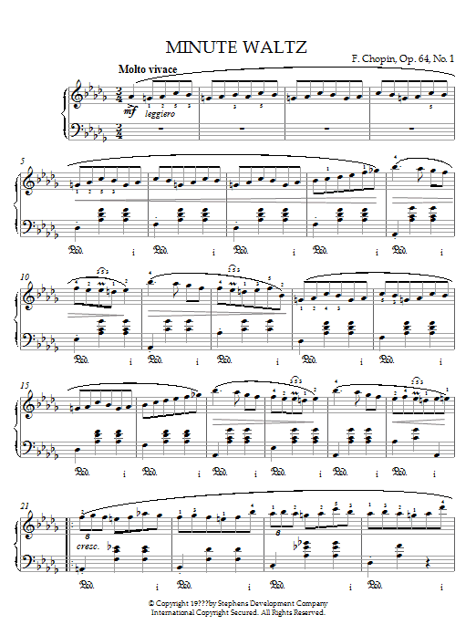 Preview Frederic Chopin Minute Waltz in D flat major Op. 64 No. 1 Classical sheet music, notes and chords for Piano, SKU: 21542 sheet music, piano notes, chords, guitar tabs, score, transpose, transcribe, how to play, guide, download, learn, tutorial, progression, song, artist, awards, billboard, mtv, vh1, tour, single, album, release