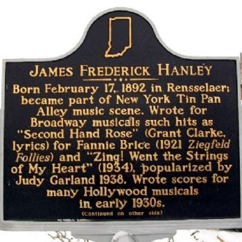 James F. Hanley James F. Hanley, Second Hand Rose (from Second Avenue), Piano
