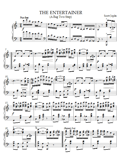 Preview Scott Joplin The Entertainer Jazz sheet music, notes and chords for Piano, SKU: 21552 sheet music, piano notes, chords, guitar tabs, score, transpose, transcribe, how to play, guide, download, learn, tutorial, progression, song, artist, awards, billboard, mtv, vh1, tour, single, album, release