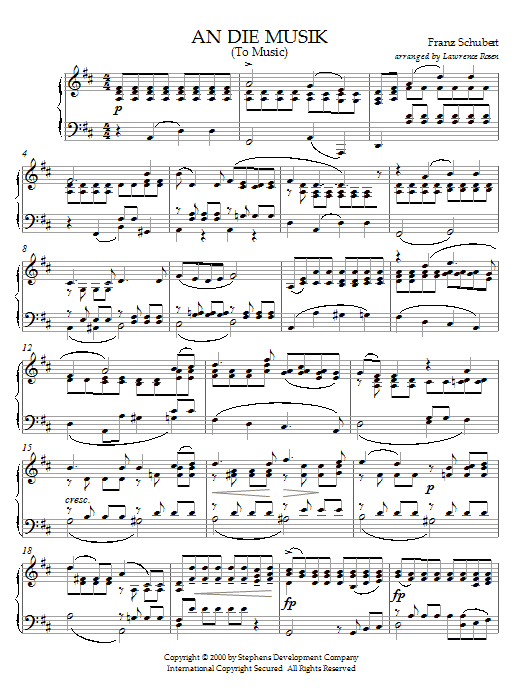 Preview Franz Schubert An Die Musik (To Music) Classical sheet music, notes and chords for Piano, SKU: 21584 sheet music, piano notes, chords, guitar tabs, score, transpose, transcribe, how to play, guide, download, learn, tutorial, progression, song, artist, awards, billboard, mtv, vh1, tour, single, album, release