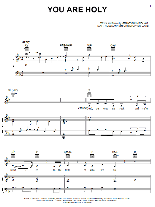 Preview The Martins You Are Holy Pop sheet music, notes and chords for Piano, Vocal & Guitar (Right-Hand Melody), SKU: 21747 sheet music, piano notes, chords, guitar tabs, score, transpose, transcribe, how to play, guide, download, learn, tutorial, progression, song, artist, awards, billboard, mtv, vh1, tour, single, album, release