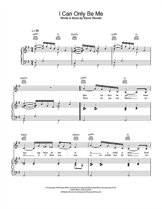 Preview Eva Cassidy I Can Only Be Me Pop sheet music, notes and chords for Piano, Vocal & Guitar, SKU: 21902 sheet music, piano notes, chords, guitar tabs, score, transpose, transcribe, how to play, guide, download, learn, tutorial, progression, song, artist, awards, billboard, mtv, vh1, tour, single, album, release