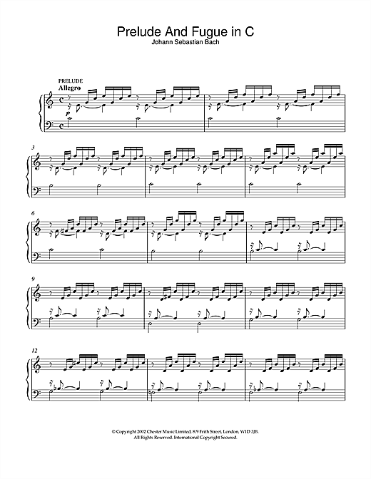 Preview J.S. Bach Prelude No.1 in C Major (from The Well-Tempered Clavier, Bk.1) Classical sheet music, notes and chords for Piano, SKU: 22390 sheet music, piano notes, chords, guitar tabs, score, transpose, transcribe, how to play, guide, download, learn, tutorial, progression, song, artist, awards, billboard, mtv, vh1, tour, single, album, release