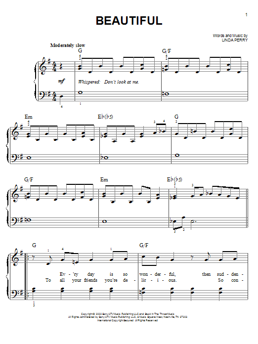 Beautiful Piano Songs Sheet Music Pdf