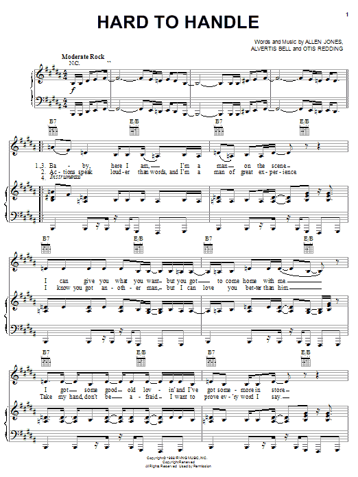 Preview The Black Crowes Hard To Handle Rock sheet music, notes and chords for Piano, Vocal & Guitar (Right-Hand Melody), SKU: 22854 sheet music, piano notes, chords, guitar tabs, score, transpose, transcribe, how to play, guide, download, learn, tutorial, progression, song, artist, awards, billboard, mtv, vh1, tour, single, album, release