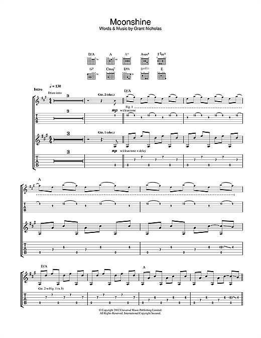 Preview Feeder Moonshine Pop sheet music, notes and chords for Guitar Tab, SKU: 22933 sheet music, piano notes, chords, guitar tabs, score, transpose, transcribe, how to play, guide, download, learn, tutorial, progression, song, artist, awards, billboard, mtv, vh1, tour, single, album, release