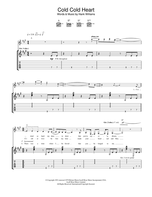 Preview Norah Jones Cold, Cold Heart Pop sheet music, notes and chords for Guitar Tab, SKU: 23558 sheet music, piano notes, chords, guitar tabs, score, transpose, transcribe, how to play, guide, download, learn, tutorial, progression, song, artist, awards, billboard, mtv, vh1, tour, single, album, release