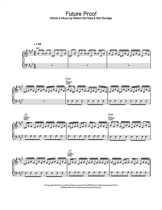 Preview Massive Attack Future Proof Dance sheet music, notes and chords for Piano, Vocal & Guitar, SKU: 23854 sheet music, piano notes, chords, guitar tabs, score, transpose, transcribe, how to play, guide, download, learn, tutorial, progression, song, artist, awards, billboard, mtv, vh1, tour, single, album, release