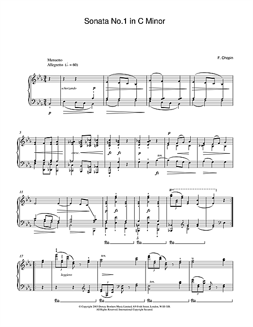 Preview Frederic Chopin Sonata No. 1 In C Minor Classical sheet music, notes and chords for Piano, SKU: 24408 sheet music, piano notes, chords, guitar tabs, score, transpose, transcribe, how to play, guide, download, learn, tutorial, progression, song, artist, awards, billboard, mtv, vh1, tour, single, album, release