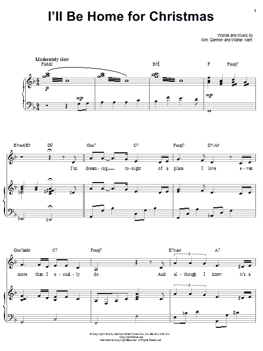Preview Barbra Streisand I'll Be Home For Christmas Ballad sheet music, notes and chords for Piano, Vocal & Guitar (Right-Hand Melody), SKU: 25298 sheet music, piano notes, chords, guitar tabs, score, transpose, transcribe, how to play, guide, download, learn, tutorial, progression, song, artist, awards, billboard, mtv, vh1, tour, single, album, release