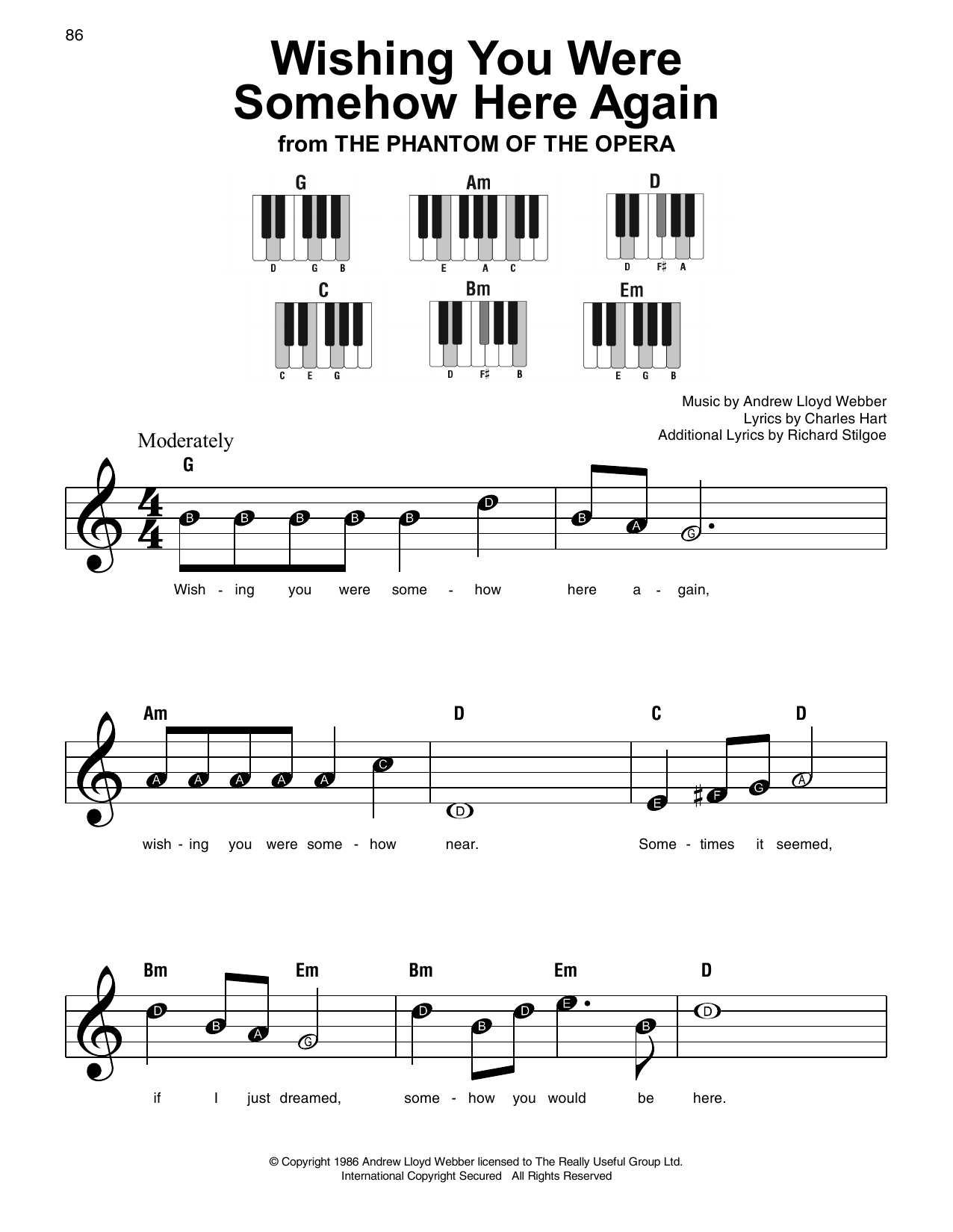 Preview Andrew Lloyd Webber Wishing You Were Somehow Here Again Broadway sheet music, notes and chords for Super Easy Piano, SKU: 253500 sheet music, piano notes, chords, guitar tabs, score, transpose, transcribe, how to play, guide, download, learn, tutorial, progression, song, artist, awards, billboard, mtv, vh1, tour, single, album, release