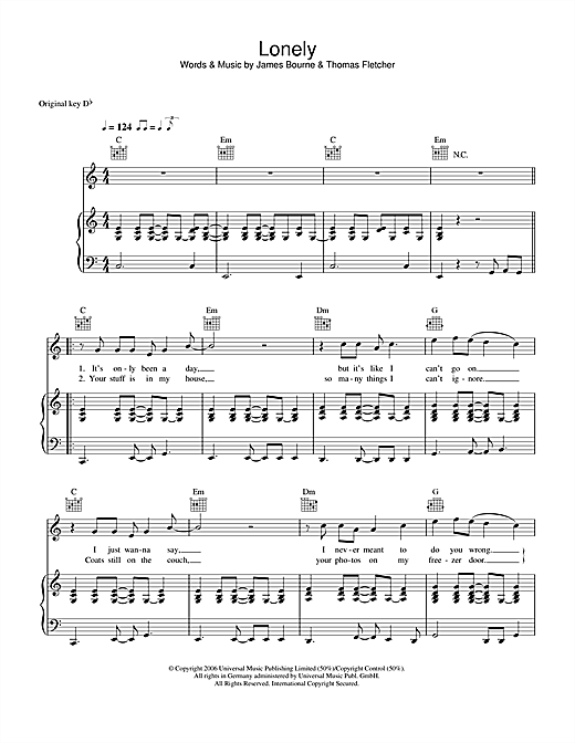 Mcfly Piano Sheet Music Free Music Sheet Collection