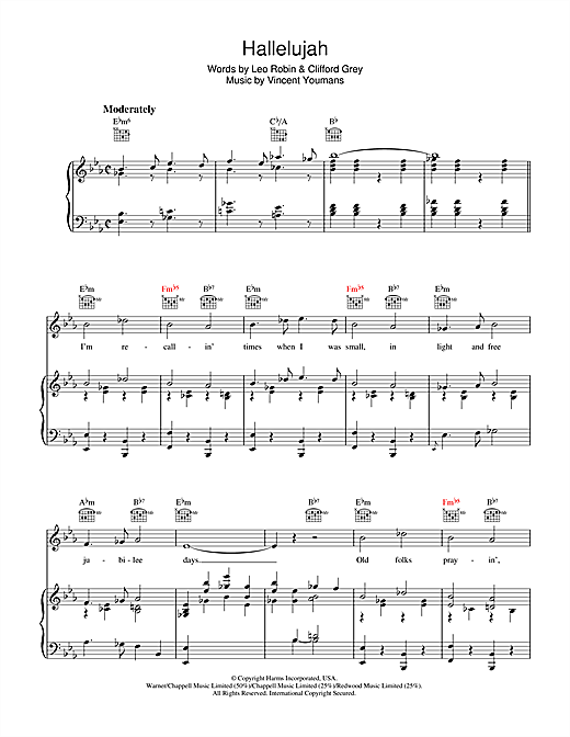 hallelujah ukulele fingerstyle pdf