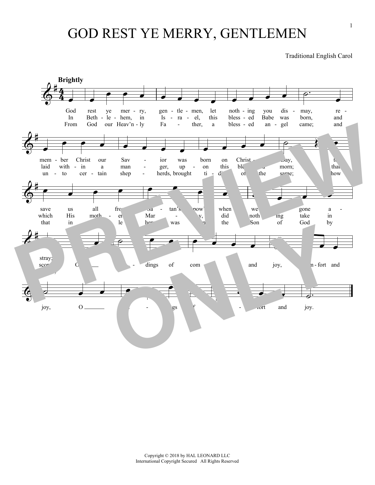 Preview Traditional English Carol God Rest Ye Merry, Gentlemen Christmas sheet music, notes and chords for OCRNA, SKU: 403759 sheet music, piano notes, chords, guitar tabs, score, transpose, transcribe, how to play, guide, download, learn, tutorial, progression, song, artist, awards, billboard, mtv, vh1, tour, single, album, release