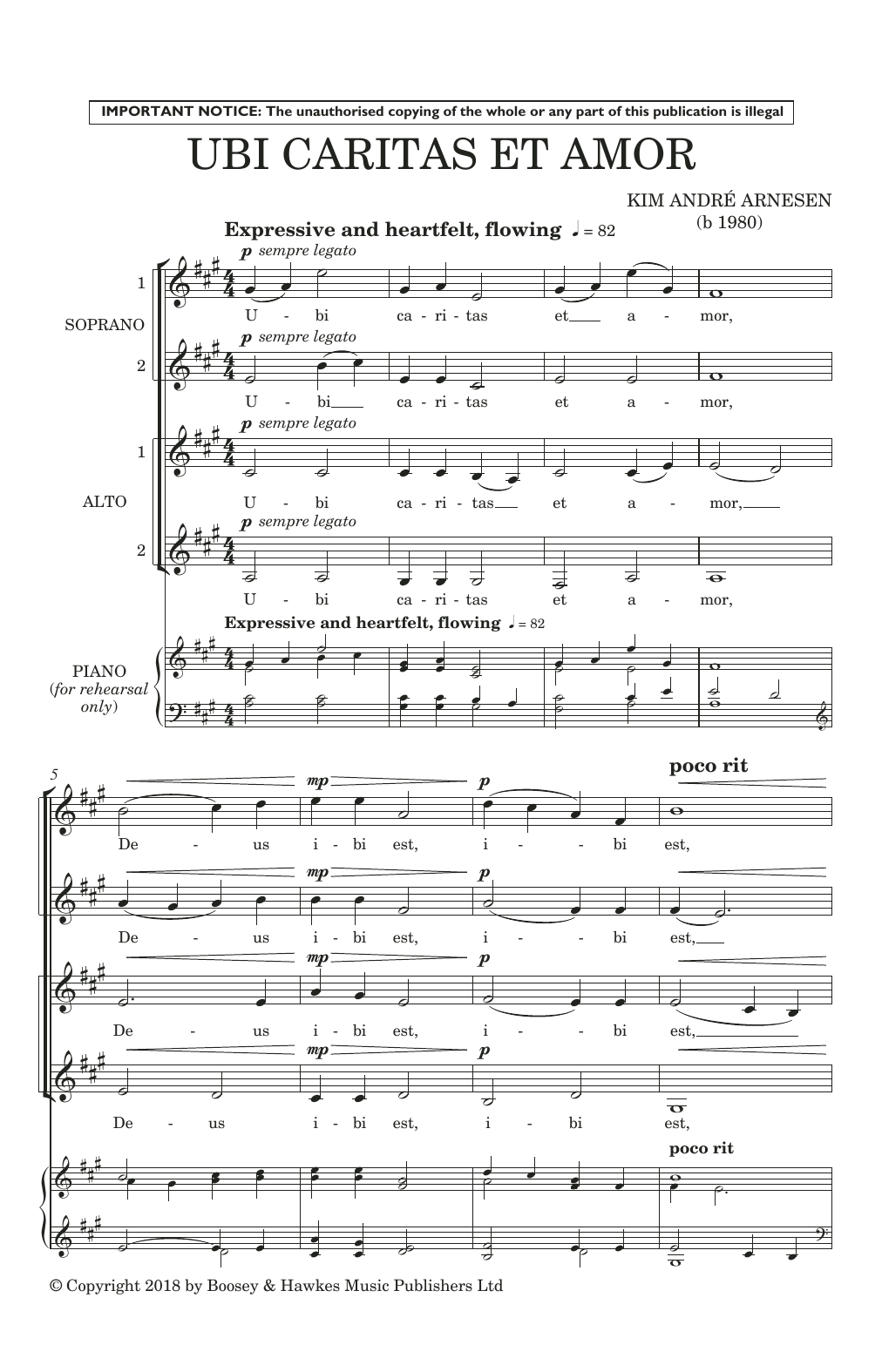 Preview Kim Andre Arnesen Ubi Caritas Et Amor Festival sheet music, notes and chords for SSA Choir, SKU: 410407 sheet music, piano notes, chords, guitar tabs, score, transpose, transcribe, how to play, guide, download, learn, tutorial, progression, song, artist, awards, billboard, mtv, vh1, tour, single, album, release