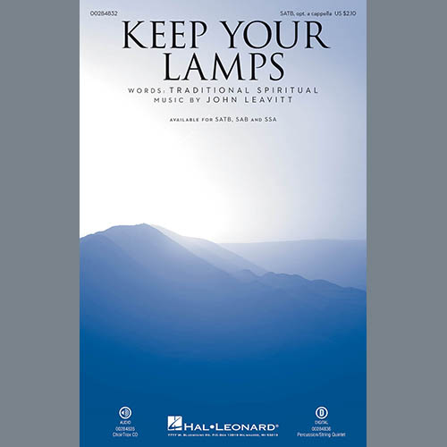 John Leavitt John Leavitt, Keep Your Lamps Trimmed And Burning, SATB Choir