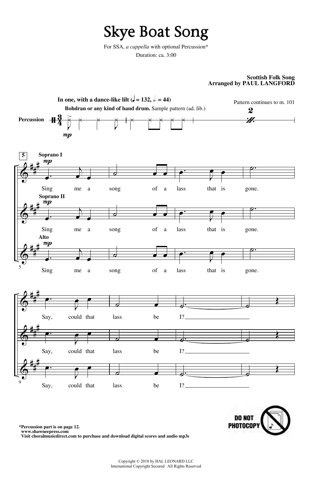 Preview Paul Langford Skye Boat Song Concert sheet music, notes and chords for SSA Choir, SKU: 410475 sheet music, piano notes, chords, guitar tabs, score, transpose, transcribe, how to play, guide, download, learn, tutorial, progression, song, artist, awards, billboard, mtv, vh1, tour, single, album, release
