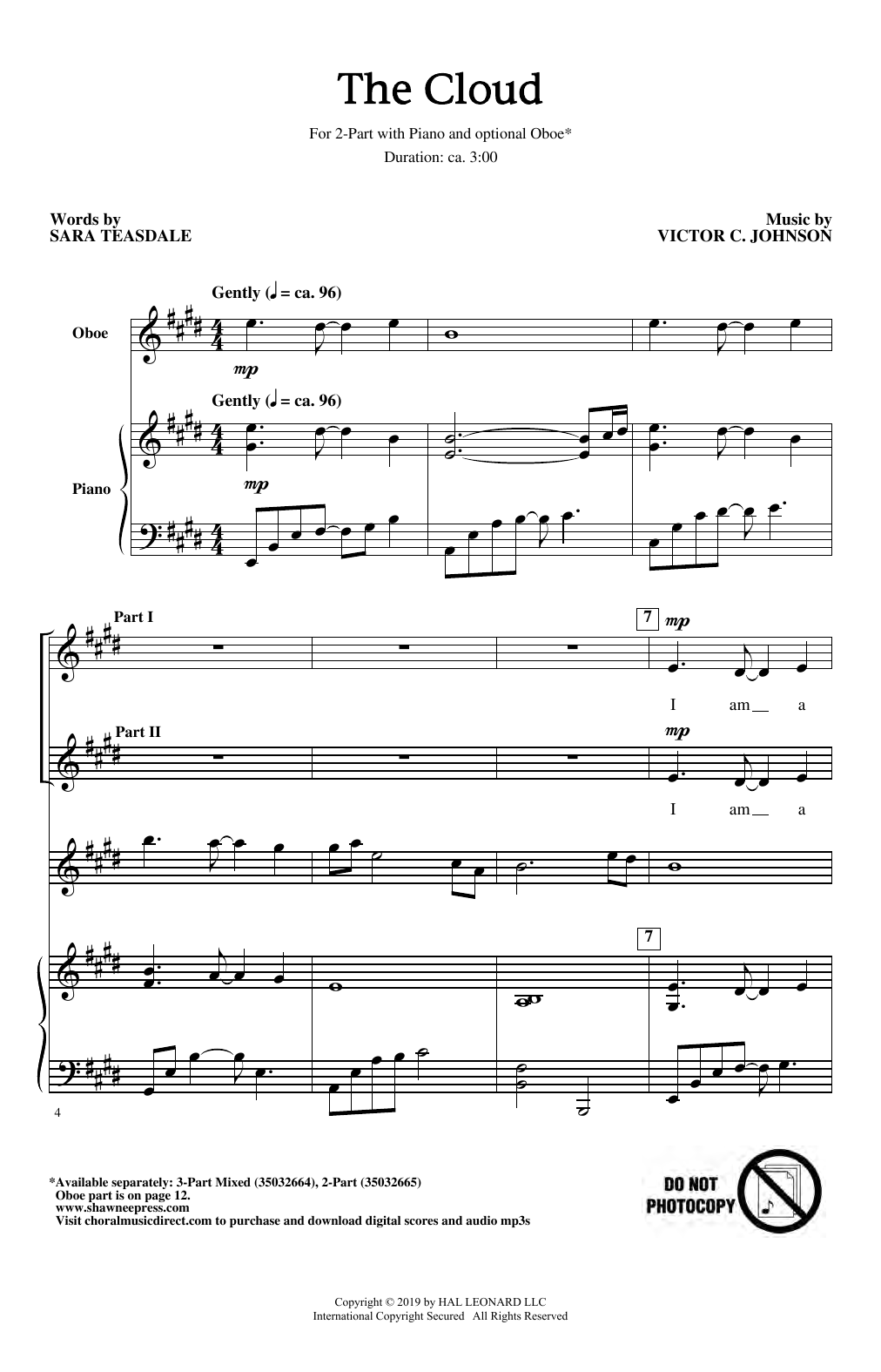 Preview Sara Teasdale & Victor C. Johnson The Cloud Concert sheet music, notes and chords for 2-Part Choir, SKU: 410511 sheet music, piano notes, chords, guitar tabs, score, transpose, transcribe, how to play, guide, download, learn, tutorial, progression, song, artist, awards, billboard, mtv, vh1, tour, single, album, release
