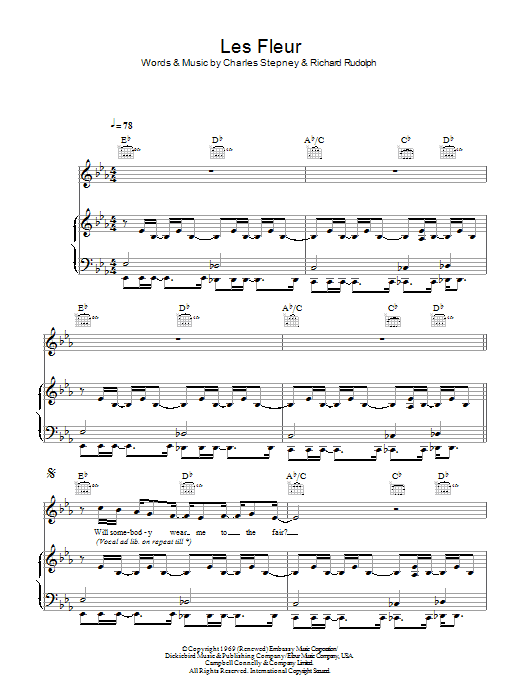 4Hero Les Fleur Sheet Music Notes & Chords for Piano, Vocal & Guitar - Download or Print PDF 4Hero Les Fleur Sheet Music Notes & Chords for Piano, Vocal & Guitar - Download or Print PDF